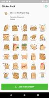 Choose the Paper Bag Sticker Pack by Pomelo Tree ảnh chụp màn hình 1