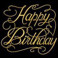 Cursive Script Gold Sticker Pa screenshot 2
