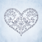 Cursive Script Silver Sticker  icon