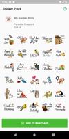 My Garden Birds Sticker Pack b screenshot 1