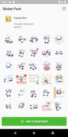Panda Boo Sticker Pack by Pomelo Tree ảnh chụp màn hình 1