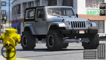 Wrangler Jeep 4x4 Simulator Plakat