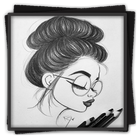 Tutorial de dibujo de niña icono