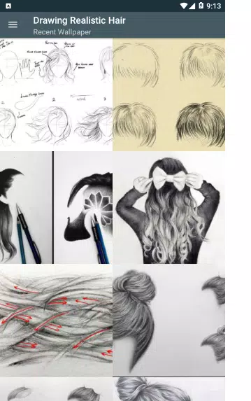 Download do APK de Como desenhar cabelo realista para iniciantes