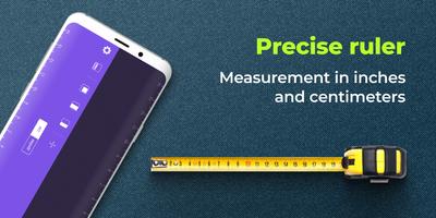 Ruler, Level tool, Measure poster