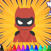 Superhero Coloring Book - Kids