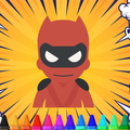 Superhero Coloring Book - Kids
