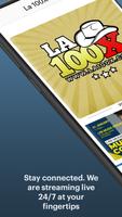 La 100X Radio plakat