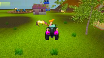 Pony Farming Sim-Tractor Games screenshot 1