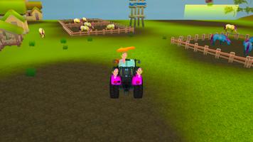 Pony Farm-Unicorn Rainbow Game capture d'écran 2