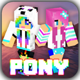 Skins de poneys pour Minecraft icône
