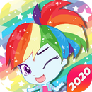 Mini Ponies Rainbow Pinkie Pony Dress Up APK