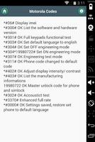 Mobile Phone Codes Screenshot 2