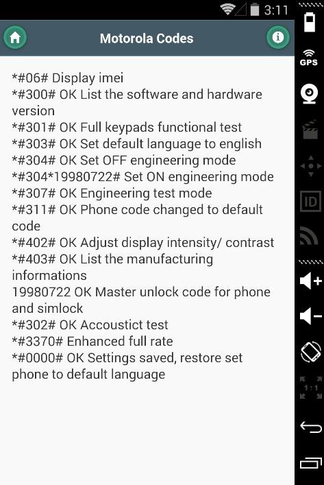 Mobile Phone Codes APK for Android Download