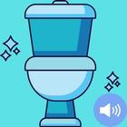 Toilet Flushing Sounds Zeichen