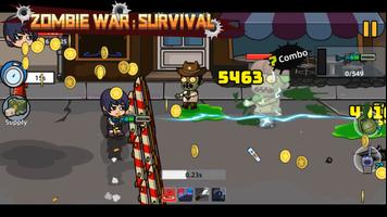 Zombie War:Survival ภาพหน้าจอ 2