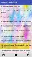 Ariana Grande Songs 2019 screenshot 2