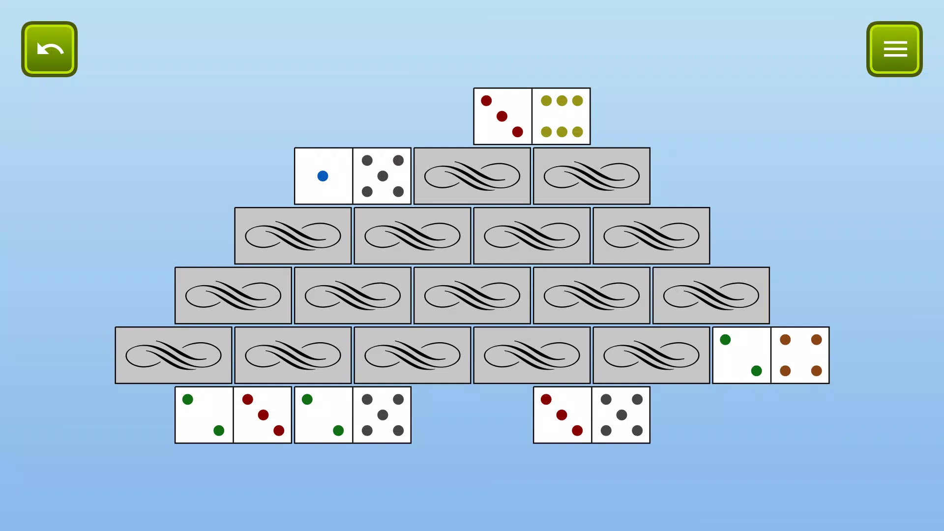 How to play domino solitaire 