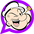 Popeye Stickers for WhatsApp - WAStickerApps آئیکن