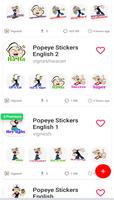 Popeye Stickers for WhatsApp - WAStickerApps اسکرین شاٹ 3