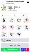 Popeye Stickers for WhatsApp - WAStickerApps اسکرین شاٹ 2