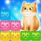 Bubble Cats Puzzle Game icône