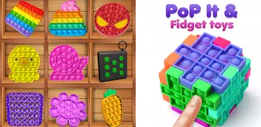 Pop it Fidget Toys Puppet Game