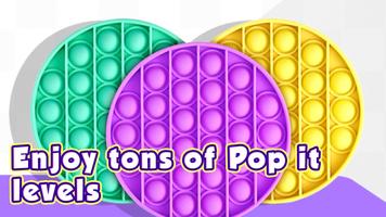 Pop it master. Antistress fidget toys الملصق
