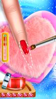 العاب اظافر اكريليك-nail art الملصق
