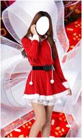 Christmas Women Santa Dress Affiche