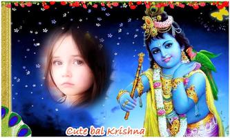 God Bal Krishna Photo Frames imagem de tela 1