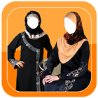 Muslim Girls Burqa Photo Suit icône