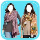 Women Scarf Photo Suit ikon