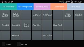 2 Schermata MIDI Drum Pad