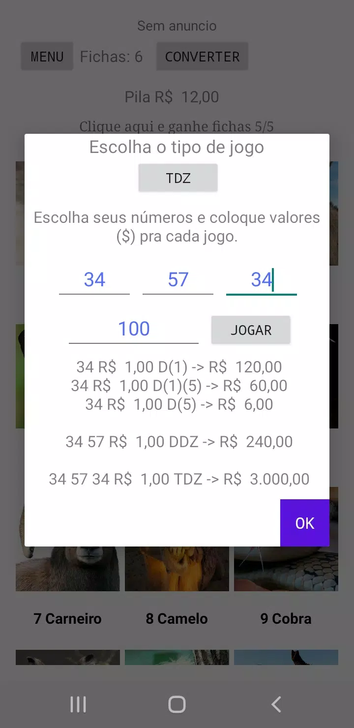 Download do APK de Jogo do Bicho:Jogo dos Bichos para Android