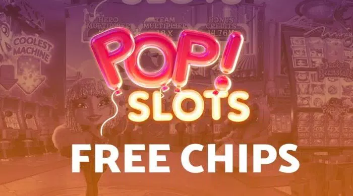 how do i get free chips on pop slots