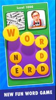 Word Nerd - hidden words game الملصق