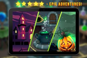 Halloween Game -  Spooky Town Endless Runner ảnh chụp màn hình 1