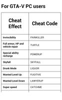 Popular GTA V Cheats Ekran Görüntüsü 1