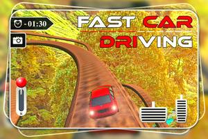 Fast Car Driving Affiche
