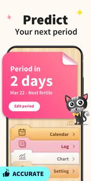 Period Calendar Period Tracker اسکرین شاٹ 1