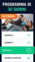 1 Schermata Sfida Fitness 30 Giorni