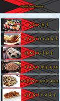 Populer Japanese Foods Plakat