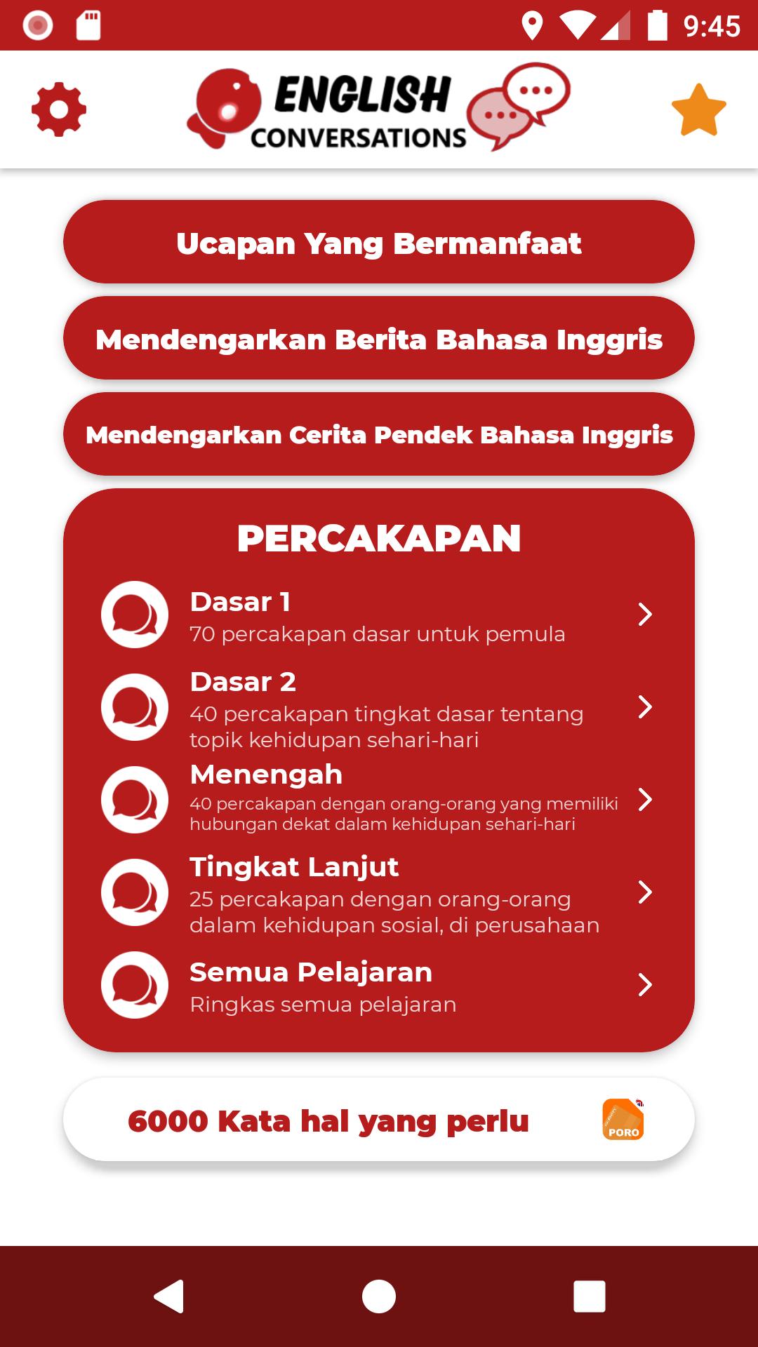 Belajar Bahasa Inggris Mendengar Dan Berbicara For Android Apk