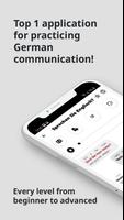 German ー Listening・Speaking Plakat