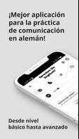 Alemánーescuchando y hablando Poster