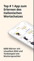 Italienische Vokabeln Plakat