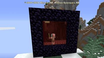 portal mod for minecraft โปสเตอร์