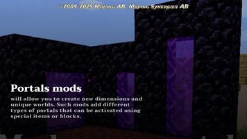 portal mod for minecraft Plakat