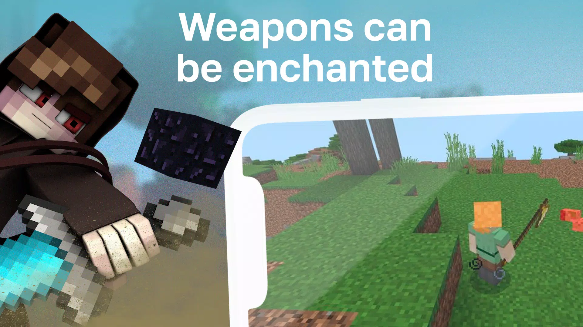 True Weapons Mod[11 melee weapons] - Mods for Minecraft